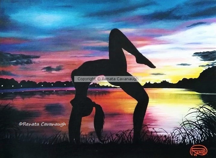 Sunset yoga