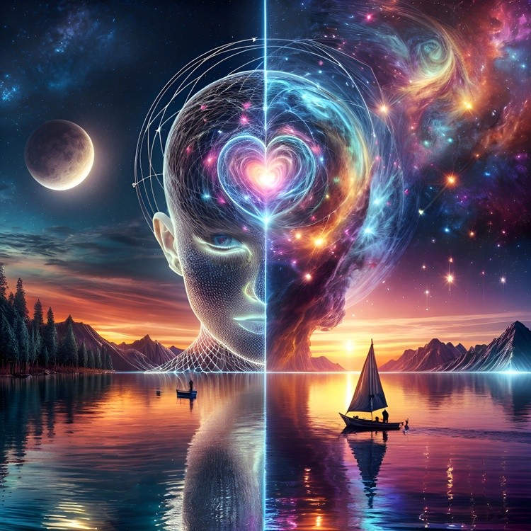 Playing with imagination and creativity.