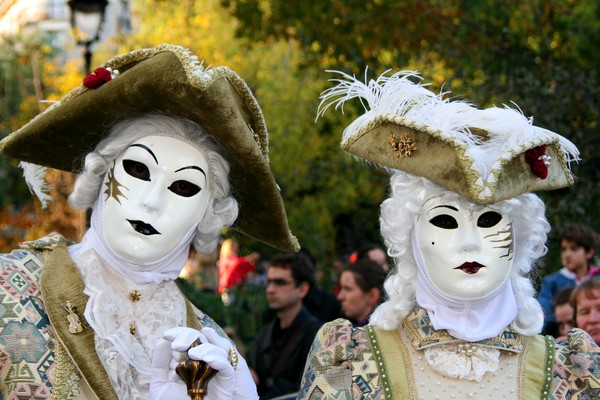 Two White Masks