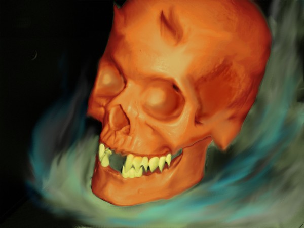 Red Skull, Heavy Metal T-Shirt design!