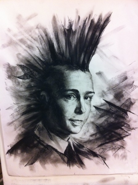 portrait before hair cut