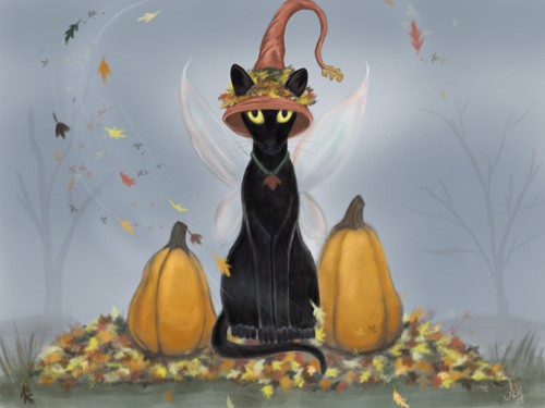 Fall Feline