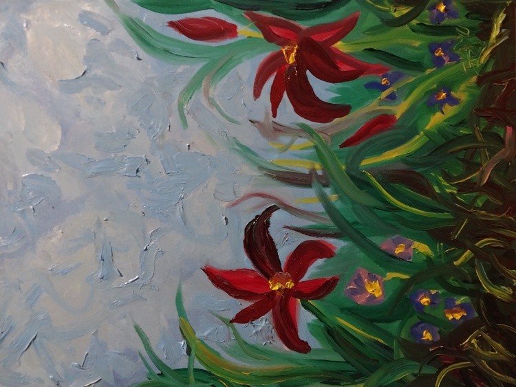 Lillies in the Grass