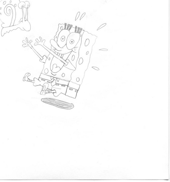 spongebob + gary