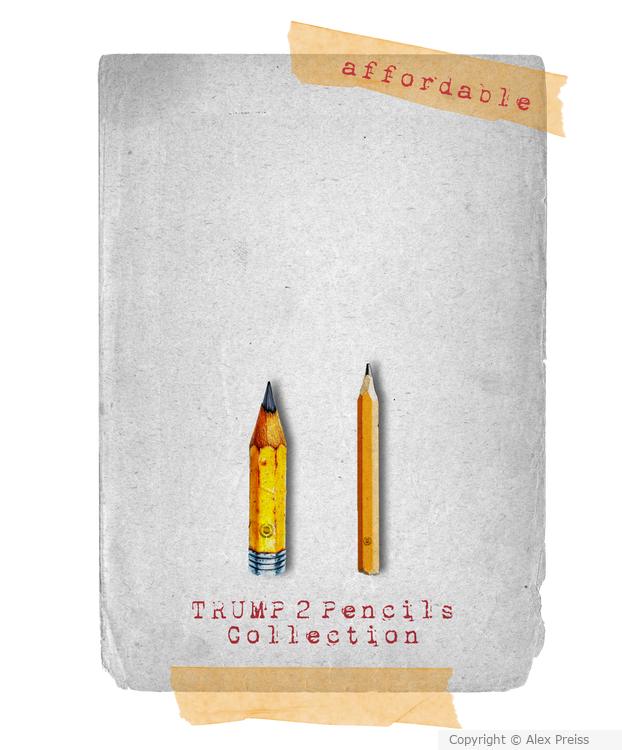 affordable TRUMP 2 pencils collection