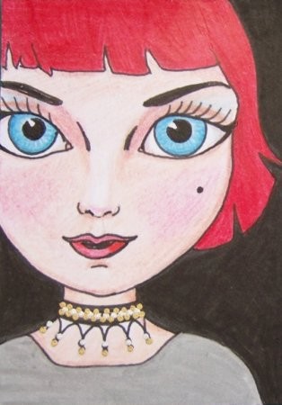 Goth Little Red Riding Hood