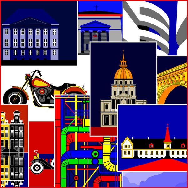 Collage inspired by Rome