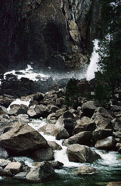 Brook at Bottom of Falls