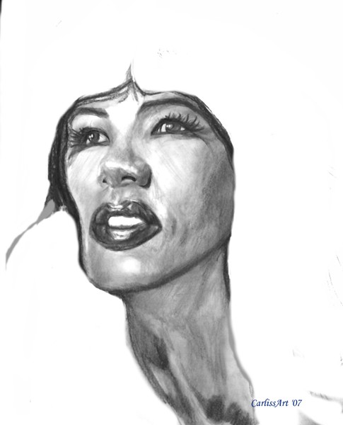 Drawing - Grace's Face