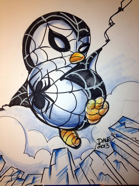 webed penguin