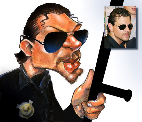 Police caricature