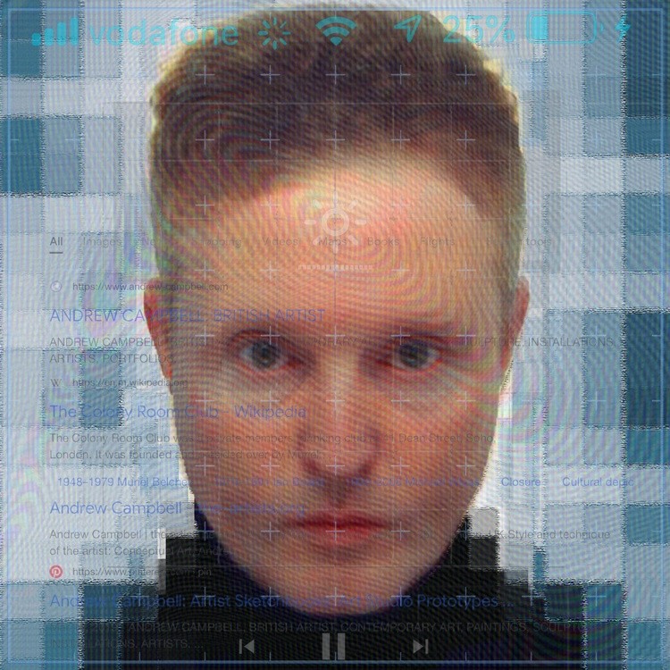 ANDREW CAMPBELL: ARTIST/ART PORTRAIT X3