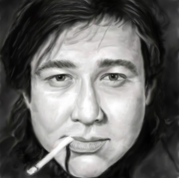 Bill Hicks Portrait in Photoshop
