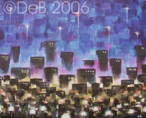 A little City (star light, city light)