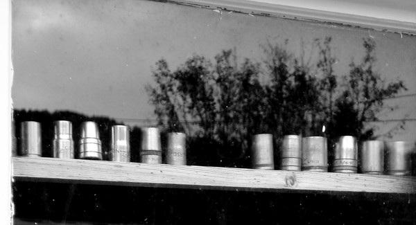 Window To My Grandfather's Garage