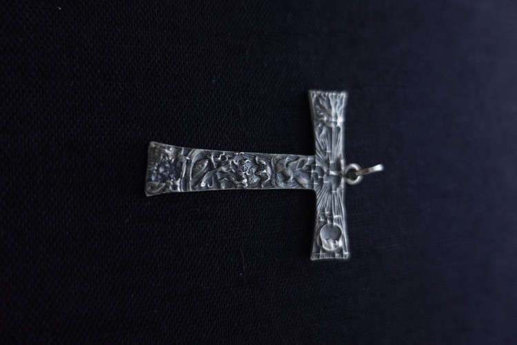 Jesus Tau Power Cross Contemporary,Gold ,Silver Mirek Gomolka Art Studio 