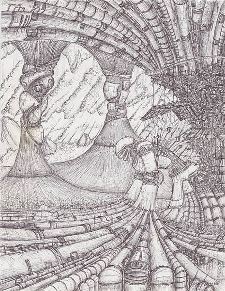 Beneath