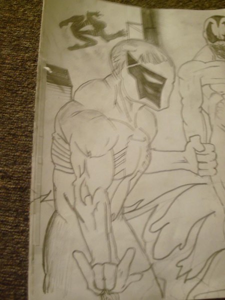 my free hand