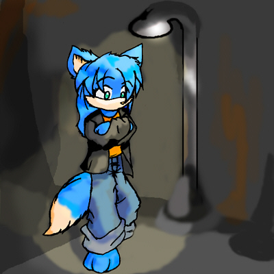 Bluie,in the streets.