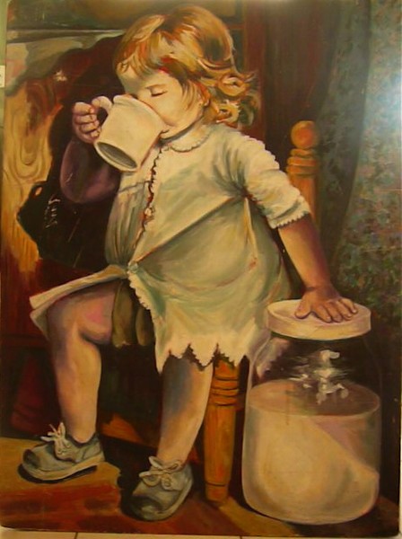 CHILD WITH MILK