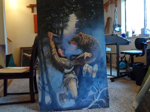 run in with a grizzly