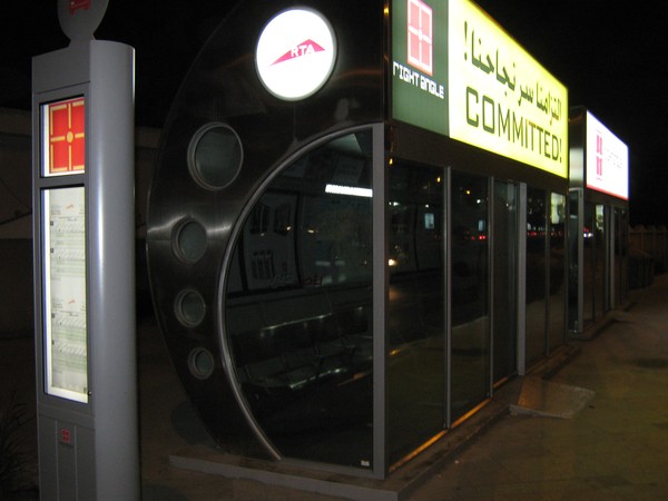 Dubai AC Bus Stop