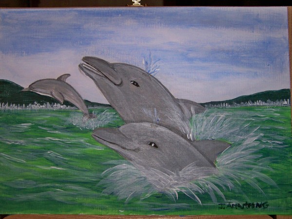 Dolphins Having Fun