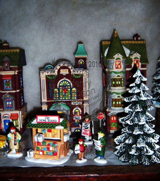 Department 56 Christmas Village Digital Art