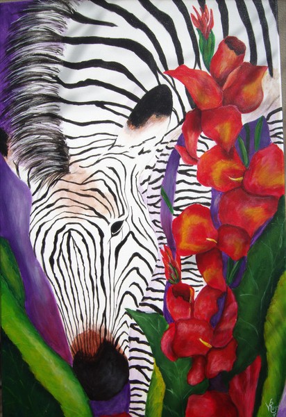 jungle/zebra