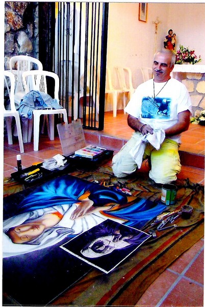 Madonnaro a Serrone (FR)-Italy