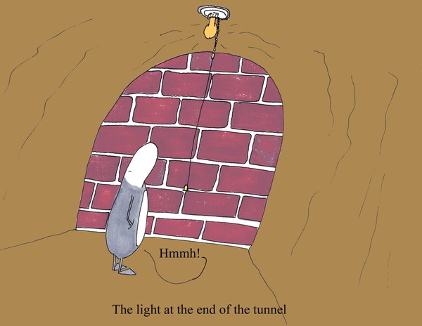 the light at the end of the tunnel