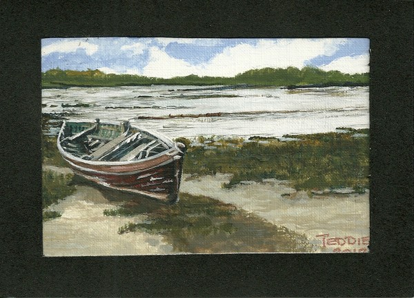 boat on the river