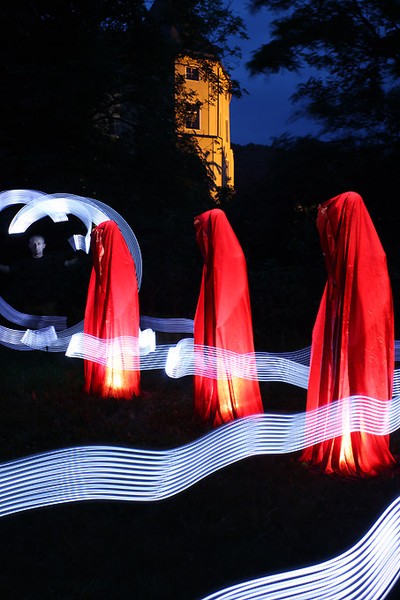 Lightsculpture illumination by Manfred Kielnhofer