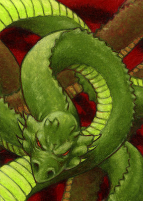 Card - The Serpent - SOLD