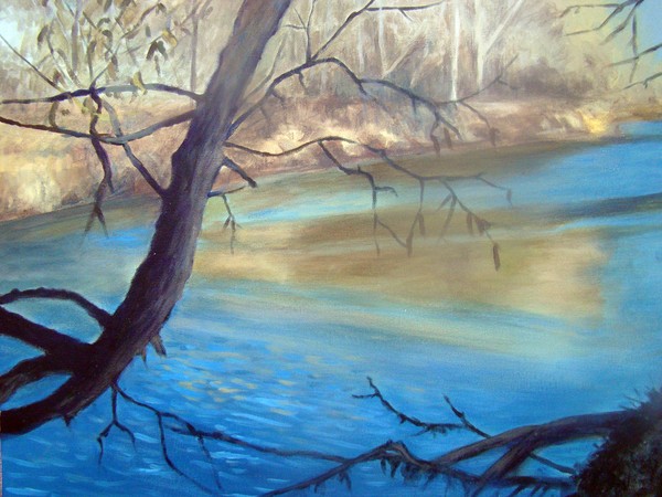 Landscape With River and Trees