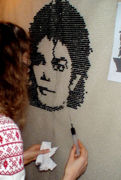 bubble wrap Michael Jackson
