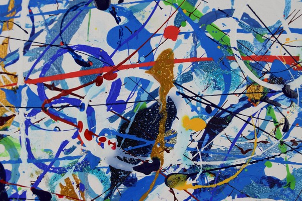 Blue Bubbles 040 Print (1)