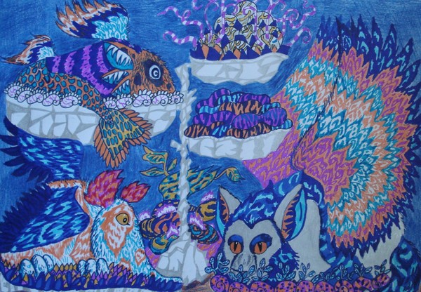 Blue Still Life
