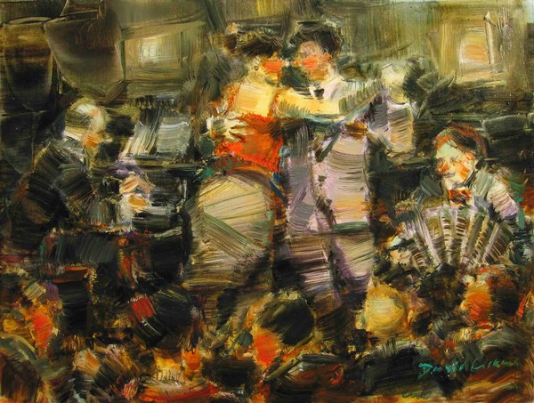 Tango 30 x 40 cm oil on linen