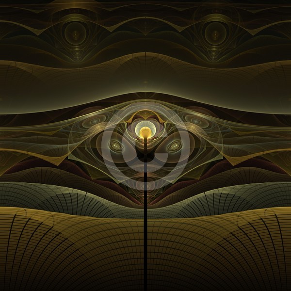 Alien Construct Abstract Fractal Design