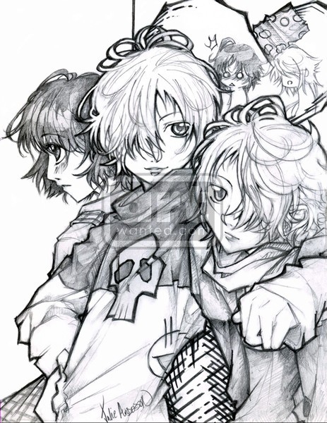 Nameless K twins by Himoru