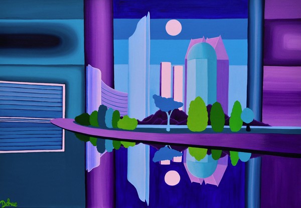 The Hague skyline