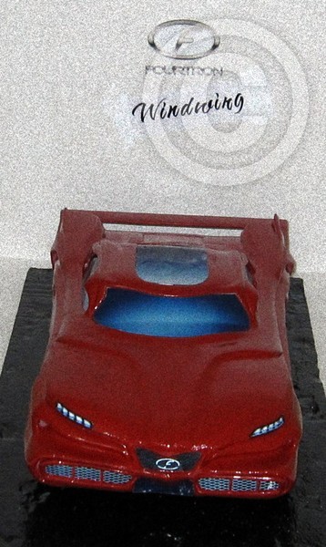 Fourtron 'Windwing' Muscle Car 'clay' Design