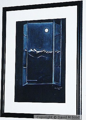Window to Winter Moon