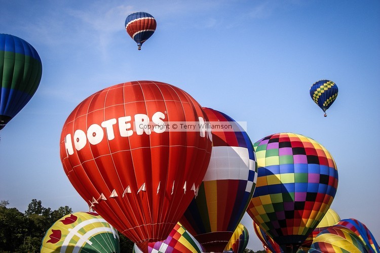 Hot air balloons