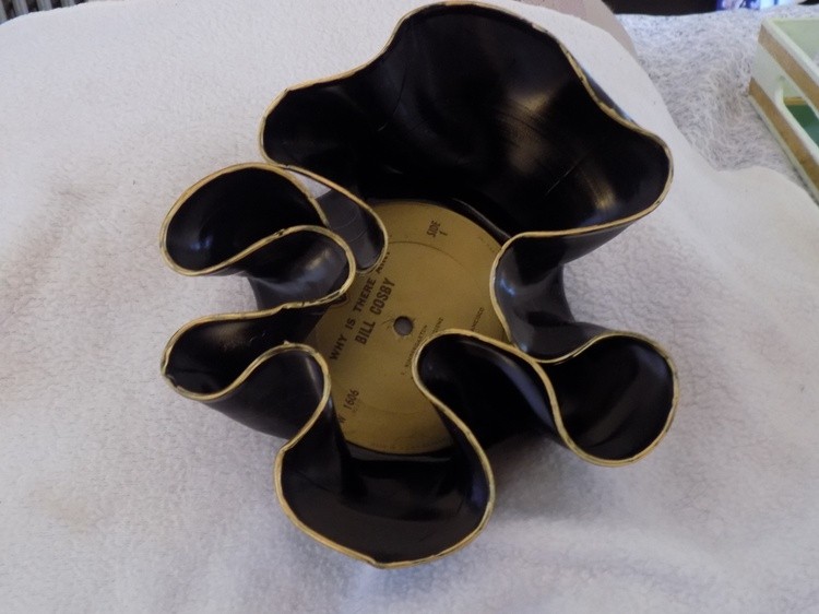 Upcycled Record bowl