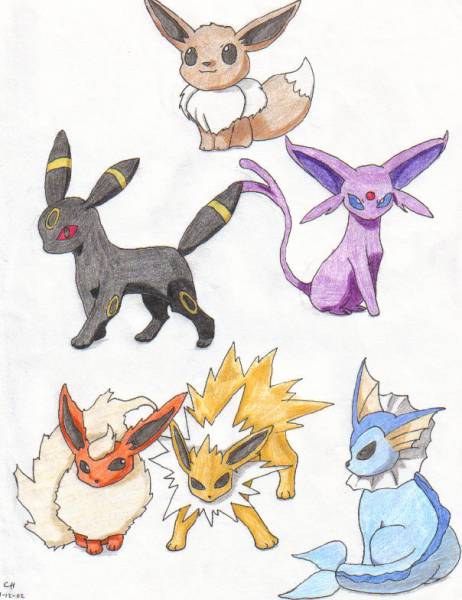 Eevee Evolutions 2