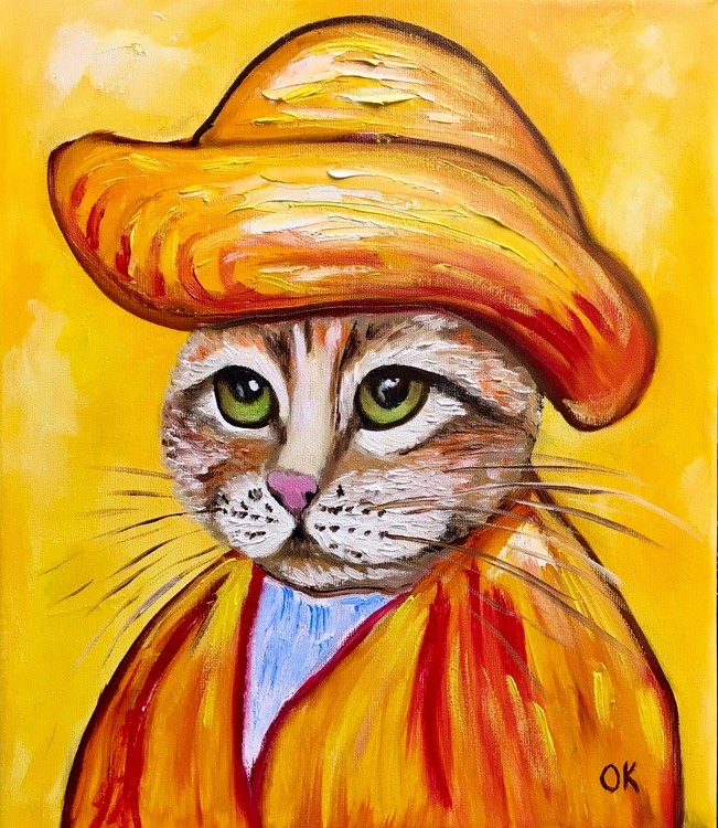 Cat Vincent Van Gogh