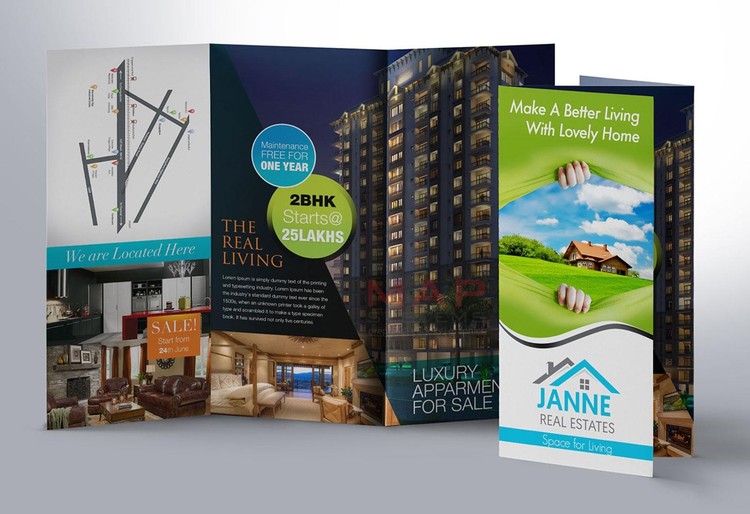 Real estate brochure design