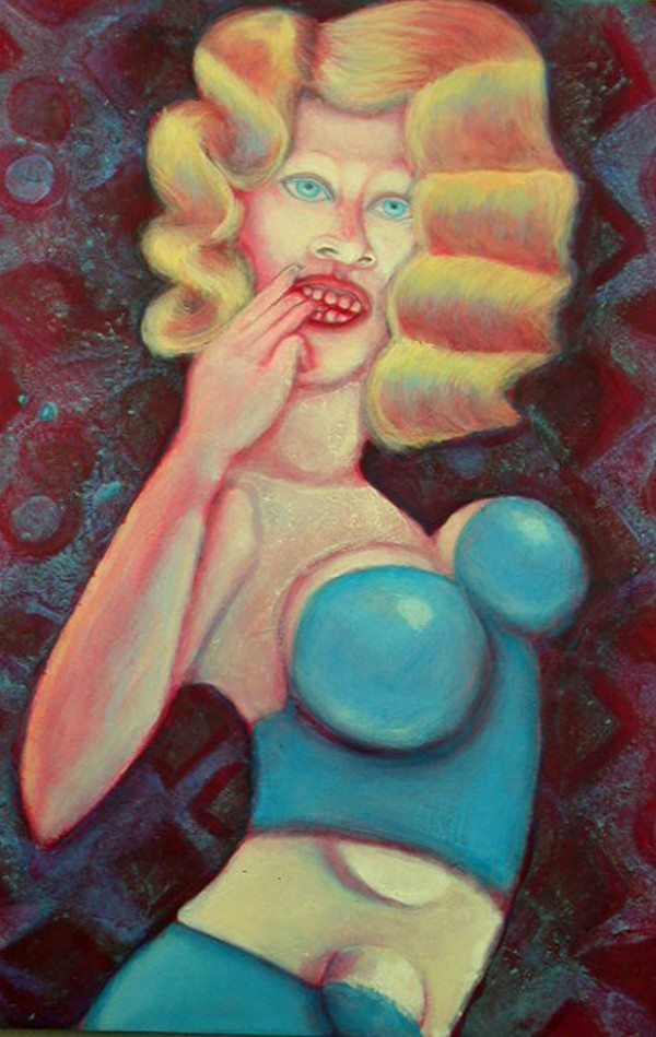hand mouth blondy